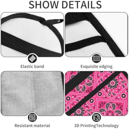 Floral Paisley Pet Hair Removal Glove Brush Hair Remover Tool for Carpet - Image 4