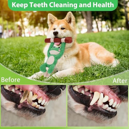 Squeaky Dog Toys, Tug of War Dog Toy for Dogs, Plush Puppy Toys, Interactive Dog Toys for Small, Middle, and Big Dogs - Image 4