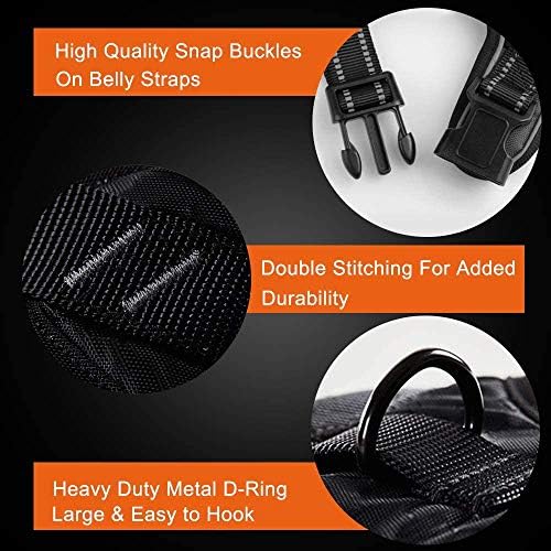 PHOEPET No Pull Dog Harnesses for Small Puppies Reflective Adjustable Front Clip Vest with 2 Metal Leash Attachment Hooks Soft Handle [Over The Head Design](M, Royal Blue) - Image 5