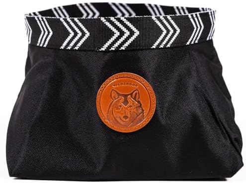 Wilderdog Backpacking Bowl - Holds Food & Water Up to 64oz - Black by WILDERDOG