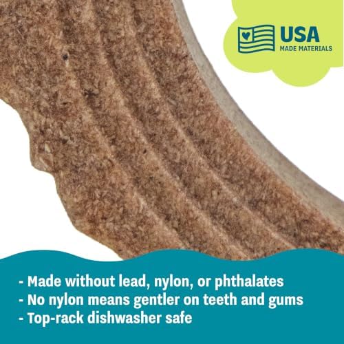 Dogwood Ring Dog Chew Toy, Durable Real-Wood Blend, Natural Flavor & Texture, Keeps Dogs Busy, Moderate Chewers, USA Made Materials, Small Breeds up to 35 lbs, 4.1" - Image 4