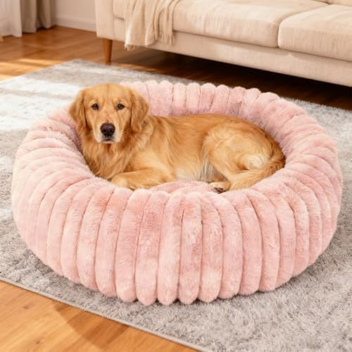 Washable Extra Large Dog Bed,Puppy Kitten Beds for Small Dogs(Pink,XXL) by Unknown
