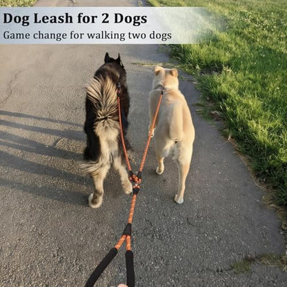 WYuZe 5 FT Double Dog Leash Detachable Rope Dual Leash for Two Dogs - Image 5