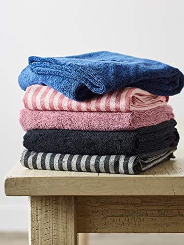 Bone Dry Pet Grooming Towel Collection Absorbent Microfiber X-Large, 41x23.5", Embroidered Navy - Image 6