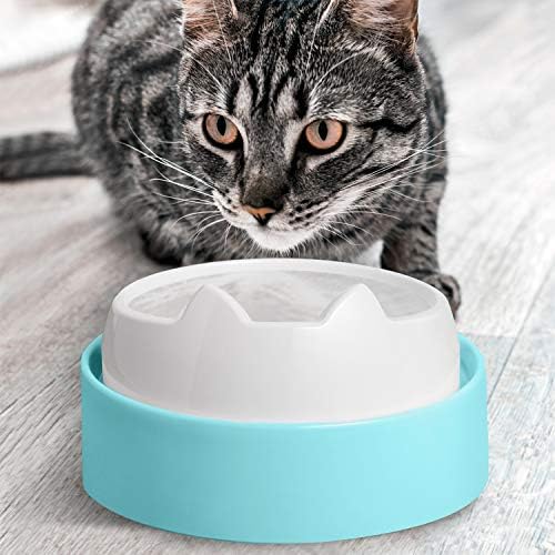 CatGuru Food Table for Cat Bowls, Elevated Feeding Station for Cat Food Bowl, Raised Stand for Pet Food and Water Bowls, Pet Feeder for Indoor Cats, Stress Free Stand for Pet Dishes or Plates (Aruba) - Image 6