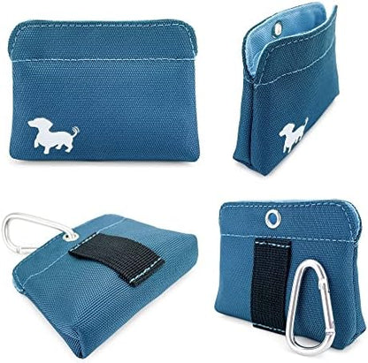 Pocket Sized Dog Treat Pouch - Treat Pouches for Pet Training - Dog Treat Pouch with Magnetic Closure - Dog Walking Treat Bag for Dog Training - Turquoise - Image 2