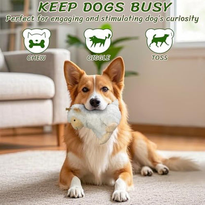 Squeaky Stuffed Dog Toys, Chew Sheep for Large Medium Small Breeds - Image 4