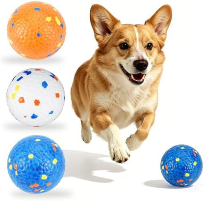 Dog Balls Tennis Balls for Dogs, Interactive Dog Toys for Aggressive Chewers, Dog Toy to Keep Them Busy, Puppy Chew Toys for Teething, Durable Dog Ball for Medium Small Dog (2.6") by Unknown
