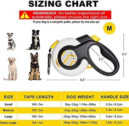 Fida AutoBrake Heavy Duty Retractable Dog Leash, 16 ft, for Dogs that Pull - Image 5
