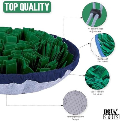 PET ARENA Adjustable Snuffle Mat for Dogs Puzzle Feeder Toy - Image 4