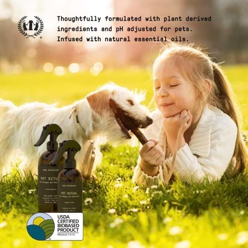 Muse Apothecary Pet Ritual Pet Cologne Spray for Dogs - Dog Perfume Spray Long Lasting After Bath - Pet Perfume for Dogs - Essential Oils Infused - 8oz, Lavender Fields - Image 3