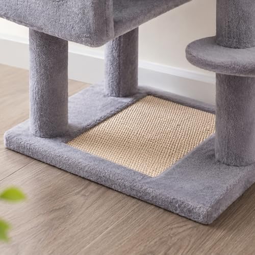 HUITREE 45in Cat Tree Tower with Big Condo for Indoor Cats,Cat Tower with Scratching Post,Scratching Board and Cat Toys,Multi-Level,Small Space,Transformer Cat Tree (338G) - Image 5
