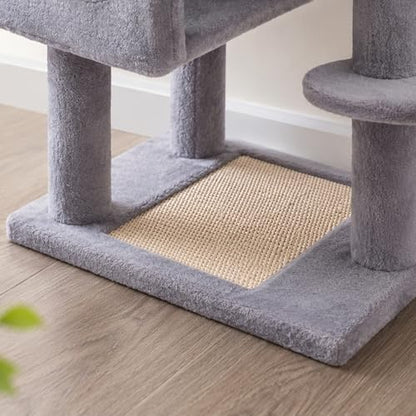 HUITREE 45in Cat Tree Tower with Big Condo for Indoor Cats,Cat Tower with Scratching Post,Scratching Board and Cat Toys,Multi-Level,Small Space,Transformer Cat Tree (338G) - Image 5