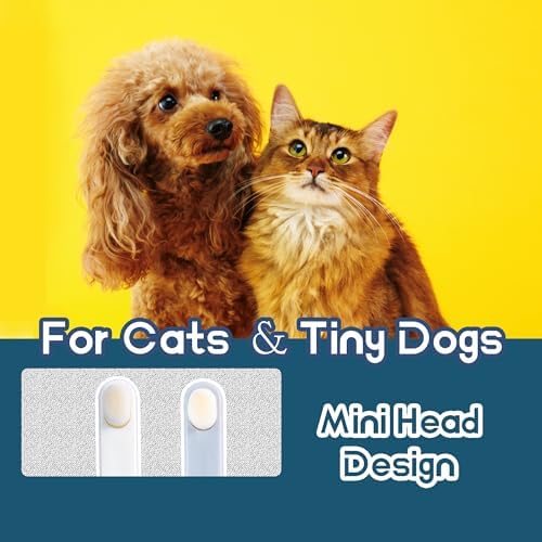 Dog Toothbrush Small Breed, Ultra Soft Pet Cat & Puppy Tooth Brushing Kit, Mini Head Teeth Brush for Kitten & Tiny 2 PCS, Graywhite - Image 2