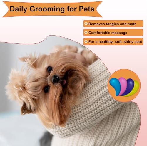 Puppy Brush - Soft Dog Brush (Orange) - Image 7