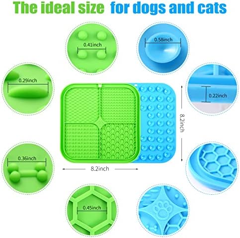 Honomastry Lick Mat for Dogs, Premium Lick Pad with Suction Cups for Dog Anxiety Relief, Slow Feeder Dog Bowls, Bathing, Grooming and Training. - Image 2
