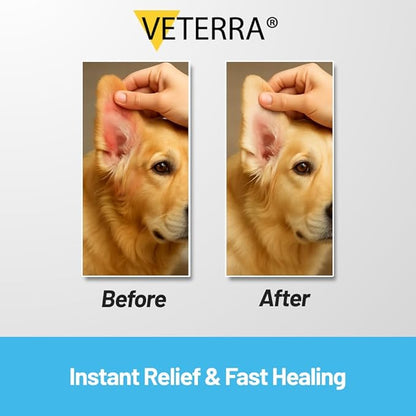 Dog Ear Drops | Ear Cleaner for Dogs & Cats | Treats Ear Infections, Soothes Itching, Reduces Wax Buildup & Odor | Effective Relief for Ear Allergies 150 ml (5 fl oz)