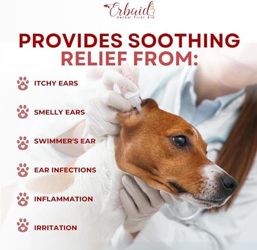 Dog Ear Cleaner – All Natural Ear Drops for Dogs Ear Infection – Eliminates Yeast Odor, Loosens Wax, Prevents Infections, Relieves Itching – Safe, Gentle, Effective Itchy Ear Relief, Made in USA - Image 2