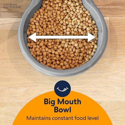 Petmate Replendish Gravity Feeder, 5 lb, Blue, Made in USA - Image 4