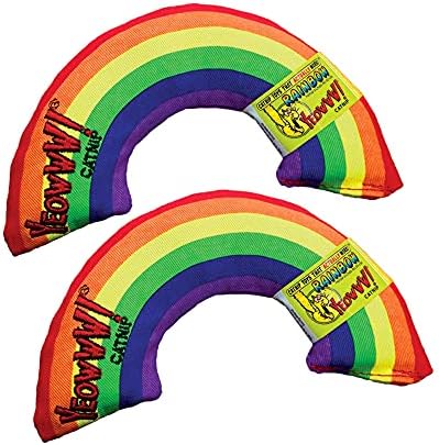 (2 Pack) Yeowww Catnip Toy, Rainbow 6" by YeowwwCatnip