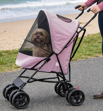 Pet Gear Travel Lite Plus Stroller, Coral by PetGear