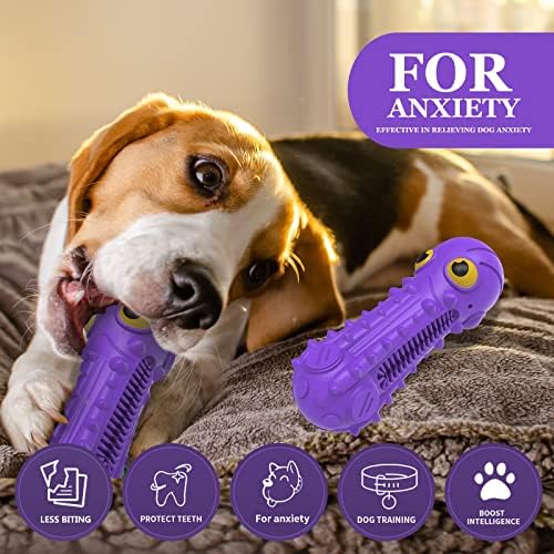 ZIKATON Dog Squeaky Toys for Aggressive Chewers, Durable Chew Toys for Large Medium Breed Dog, Dog Toys, Tough Durable Dogs Toys with Natural Rubber - Image 5