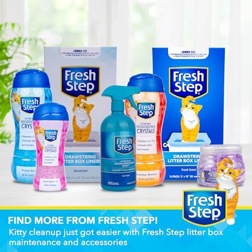 Fresh Step Litter Box Deodorizing Gel Beads, Lavender Scent, 12 Oz - Image 6