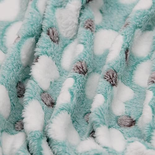 1 Pack 3 Puppy Blankets Super Soft Warm Sleep Mat Love Print Blanket Fluffy Fleece Pet Blanket Flannel Throw Dog Blankets for Small Dogs Puppy Dogs Fluffy Cats,Mix Love-Large(40"x30") - Image 6