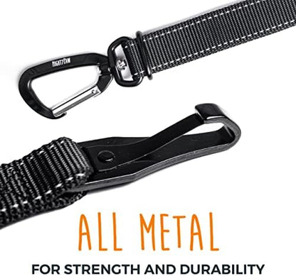 Mighty Paw Dog Seat Belt For Car - LATCH Compatible Adjustable Dog Seatbelt Harness for Small, Medium and Large Pets. Distraction Free Driving, Heavy-Duty Design with Aviation Grade Aluminum Carabiner - Image 6