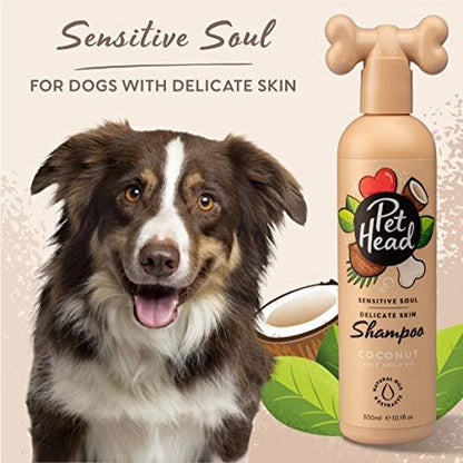 Pet Head Sensitive Soul Dog Shampoo | Coconut Scent | 16fl oz. - Image 3