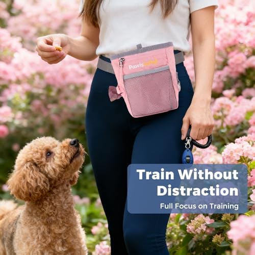 Dog Treat Pouch for Pet Training, One-Hand Magnetic Closure, Hands-Free Treat Bag with Silicone Liner, No Mess No Smell - Image 5