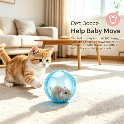 Self-Rolling Interactive Cat Ball - Mouse - Automatic Obstacle Avoidance - Image 2