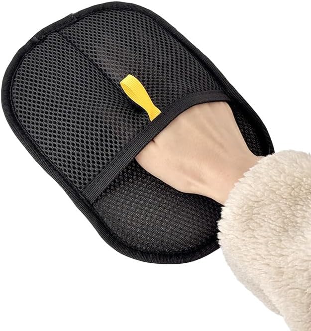 Pet Hair Remover Glove for Cats and Dogs- Reusable Pet Fur Cleaning Mitt for Furniture, Sofa, Carpet, Bedding & Clothes