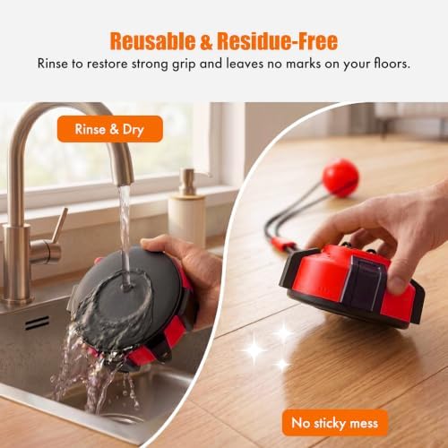 Suction Cup Dog Tug of War Toy for Aggressive Chewers, Interactive Self Play Chew, Puppy Teething Enrichment Puzzle for Mental Stimulation, Dogs Indoor Outdoor (red) - Image 6