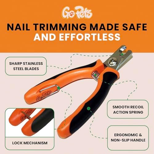 GoPets Nail Clipper for Small to Medium Pets, Quick Sensor Safety Guard - Image 3