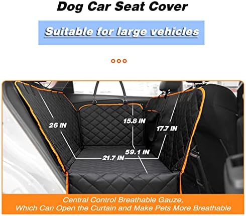 Dog Car Seat Cover, Back Seat Protector Pet Mat Hammock Dog Cover Fit for Cars/SUVS/Truck, Keeping Car Pristine Clean, 100% Waterproof Scratchproof Non-Slip Pet Seat Covers, Machine Washable - Image 6