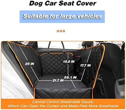 Dog Car Seat Cover, Back Seat Protector Pet Mat Hammock Dog Cover Fit for Cars/SUVS/Truck, Keeping Car Pristine Clean, 100% Waterproof Scratchproof Non-Slip Pet Seat Covers, Machine Washable - Image 6