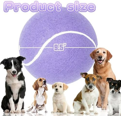 Banfeng Giant Dog Tennis Ball, 9.5" Big Sport Toy Gift for Large Breeds - Image 2