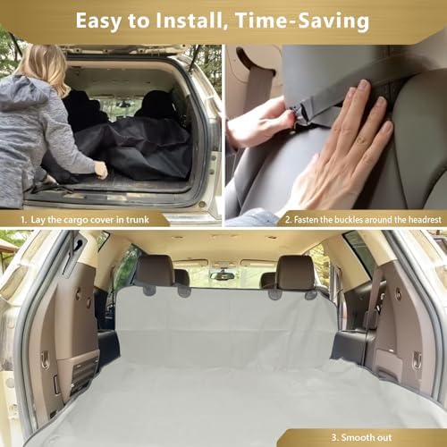 SUV Cargo Liner for Dogs - Water Resistant Trunk Cover for Midsize SUVs - Image 6
