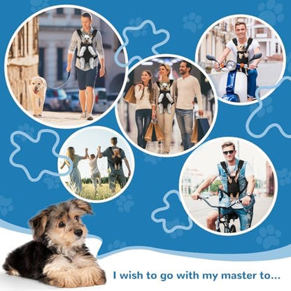 YUDODO Pet Dog Carrier Backpack Adjustable Front Carrier for Small Dog Cat - Image 4