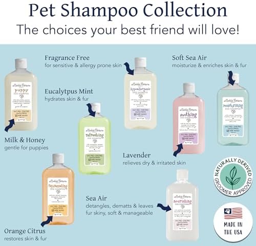 Bobbi Panter Oatmeal Dog Shampoo Aloe Vera, Chamomile & Rosemary – Moisturizing Natural Formula for Dry Skin, Tear-Free, 30:1 Concentrate, Made in USA, 14 oz - Image 6