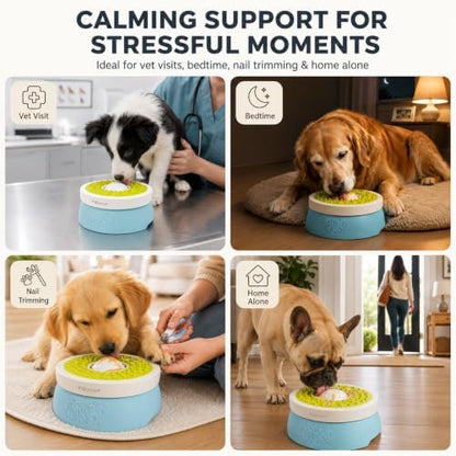 FOXMM Dog Lick Bowl Slow Feeder with Rolling Ball - Image 3