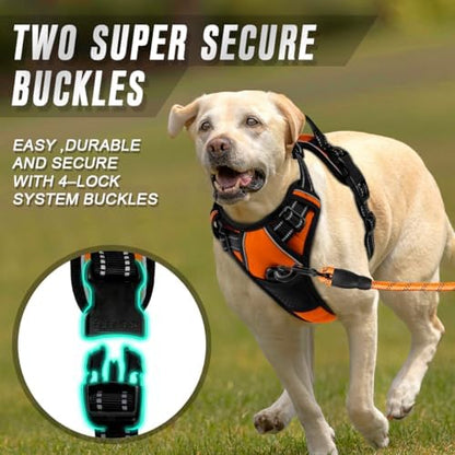 BARKBAY Dog Harness No Pull for Medium Sized Dog Front Back Clips,Dog Vest - Image 4