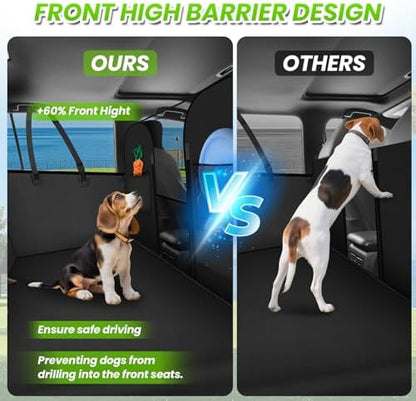 Shademax Dog Car Seat Cover for Back Seat, Backseat Dog Cover for Toyota RAV4 2013-2025 2026/Honda CRV 2017-2022 Accessories, Waterproof Oxford Pet Hammock for Car SUV Seat Protector with High Barrier - Image 3