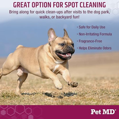 Pet MD Wrinkle Finger Wipes for Dogs & Cats - Pet Tear Stain Remover - 50ct - Image 4