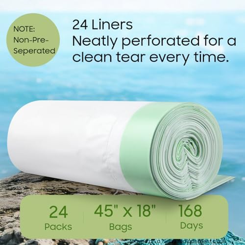 24 Pack Super Jumbo Cat Litter Box Liners 45" x 18", Heavy-Duty Litter Bags - Image 2