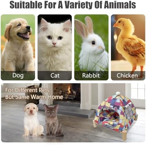 Pozico Portable Cat Tent Bed – Lightweight Foldable Cat House with Soft Washable Cushion, Warm Enclosed Cave for Kittens, Indoor Cats & Small Dogs - Image 4