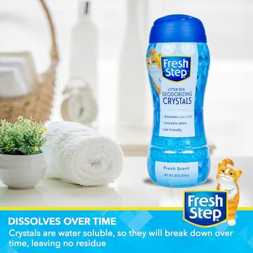 Fresh Step Cat Litter Crystals Deodorizer, Fresh Scent, 30 Oz - Image 4