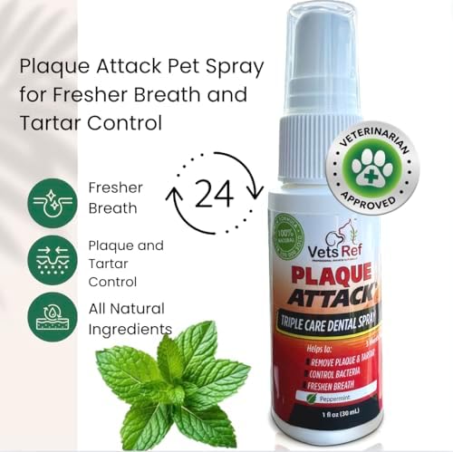 Pet Dental Spray, As Seen on TV, Eliminates Plaque & Tartar, Helps with Plaque and Tartar and Provides Instant Fresh Breath - Includes 3 Months' Supply of Peppermint Spray, 1fl. OZ (30ML) - Image 2