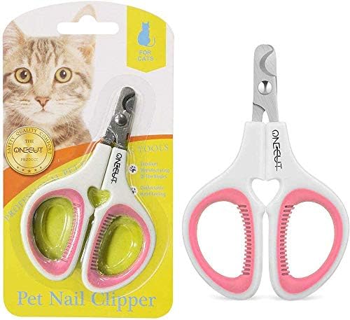 Pet Nail Clippers, Cat & Kitten Claw Nail Clipper Safe Sharp Trimmer by OneCut